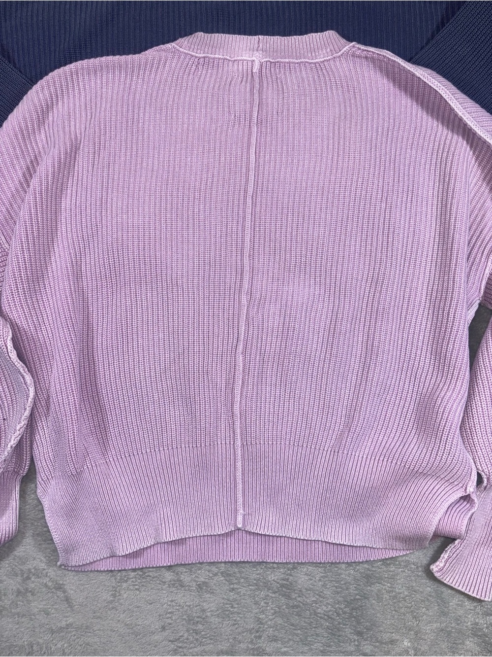 AERIE BUNDLE Lot of 2 Aerie Oversized Ribbed Knit Crewneck Sweaters XXS - Picture 5 of 8